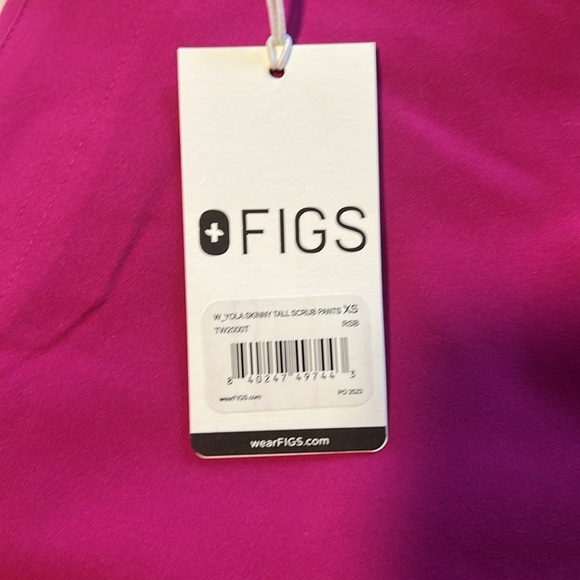 Figs Women's Yola Skinny Scrub Pants Raspberry Sorbet - Picture 2 of 4